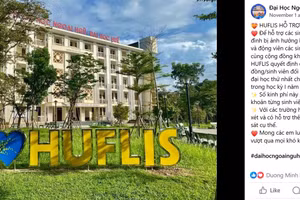 Thông báo hỗ trợ kinh phí cho sinh viên bị ảnh hưởng lũ lụt tại Trường Đại học Ngoại ngữ, Đại học Huế.