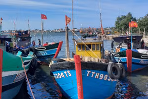 Các tàu cá công suất lớn tại TP Huế đang phát huy hiệu quả, giúp ngư dân thoát nghèo.