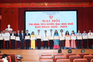 Các cá nhân Đại học Huế được khen thưởng vì có thành tích xuất sắc trong thực hiện các phong trào thi đua yêu nước giai đoạn 2020 – 2025.