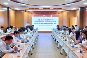 Hội thảo khoa học Quốc gia “Chương trình giáo dục quyền con người của Liên hợp quốc giai đoạn 5 (2025 – 2029)” tại TP Huế.