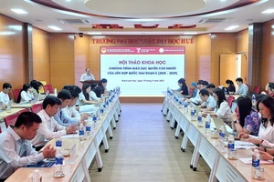 Hội thảo khoa học Quốc gia “Chương trình giáo dục quyền con người của Liên hợp quốc giai đoạn 5 (2025 – 2029)” tại TP Huế.