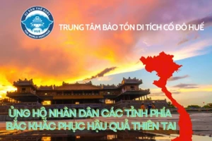 Trung tâm Bảo tồn Di tích Cố đô Huế ủng hộ gần 200 triệu đồng đến đồng bào miền Bắc gặp khó khăn sau bão lũ.