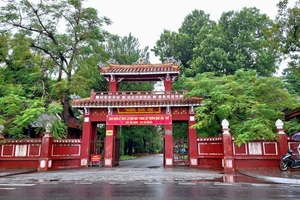 Trường THPT chuyên Quốc Học - Huế 3 năm liên tiếp có thí sinh vào Chung kết năm Đường lên đỉnh Olympia. (Ảnh: Đại Dương)