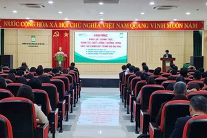 Khai mạc kỳ khảo sát đánh giá ngoài 3 chương trình đào tạo kỹ sư tại Trường Đại học Nông lâm, Đại học Huế. (Ảnh: Đại Dương)