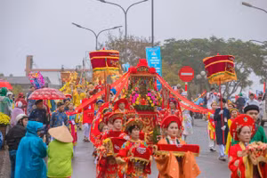 Lễ hội Điện Huệ Nam tại TP Huế được công nhận là Di sản văn hóa phi vật thể quốc gia. (Ảnh: TTBTDTCĐH).