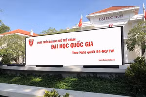 Đại học Huế công bố điểm chuẩn trúng tuyển đợt 1 năm 2025 vào chiều 22/8.