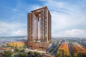 Khách sạn tại Khu phức hợp Thủy Vân giai đoạn 2 thuộc Khu B - Đô thị mới An Vân Dương - 1 trong 17 dự án trọng điểm sẽ khởi công tại TP Huế dịp 80 năm Quốc khánh. 