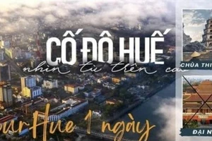 Hình ảnh Đại Nội Huế bị "nhầm" sang ảnh Tử Cấm Thành của Trung Quốc. 