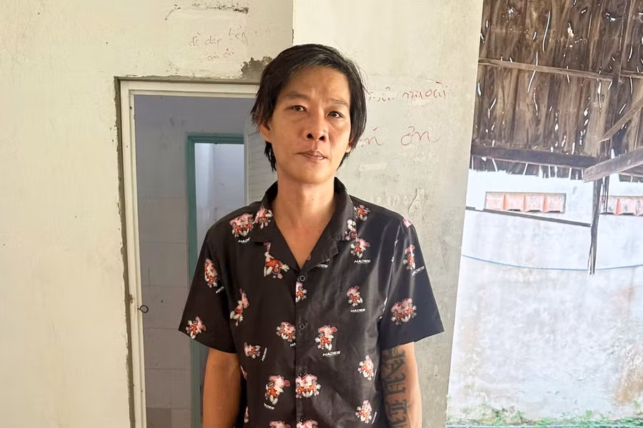 Đối tượng Văng Văn Hậu (xã Long Điền, tỉnh An Giang). Ảnh: CACC.