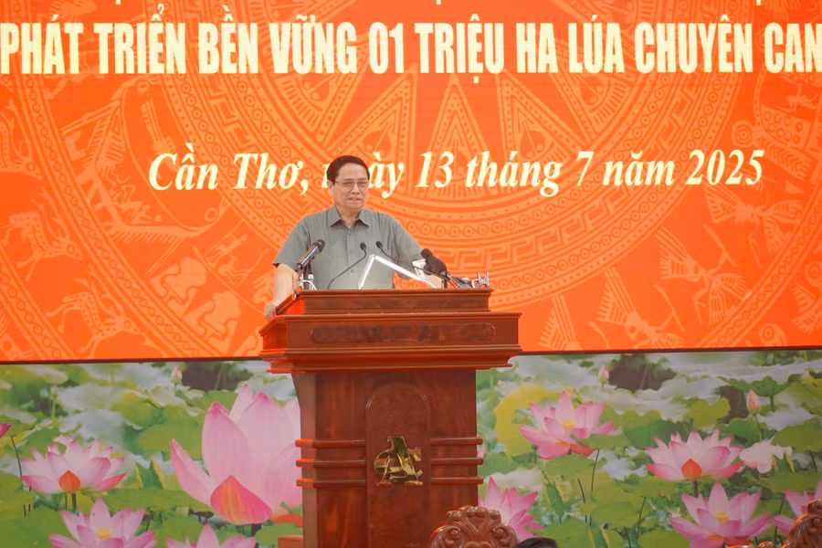 Thủ tướng Phạm Minh Chính phát biểu.