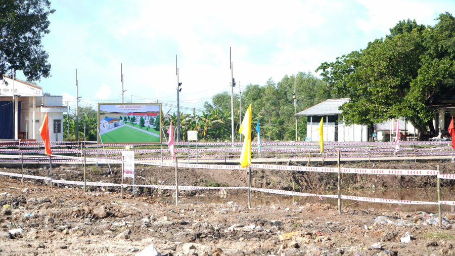 Dự án Trường Nội trú Liên cấp Tiểu học - THCS Vĩnh Gia có kinh phí dự kiến hơn 186 tỷ đồng. Ảnh: Yến Phương.