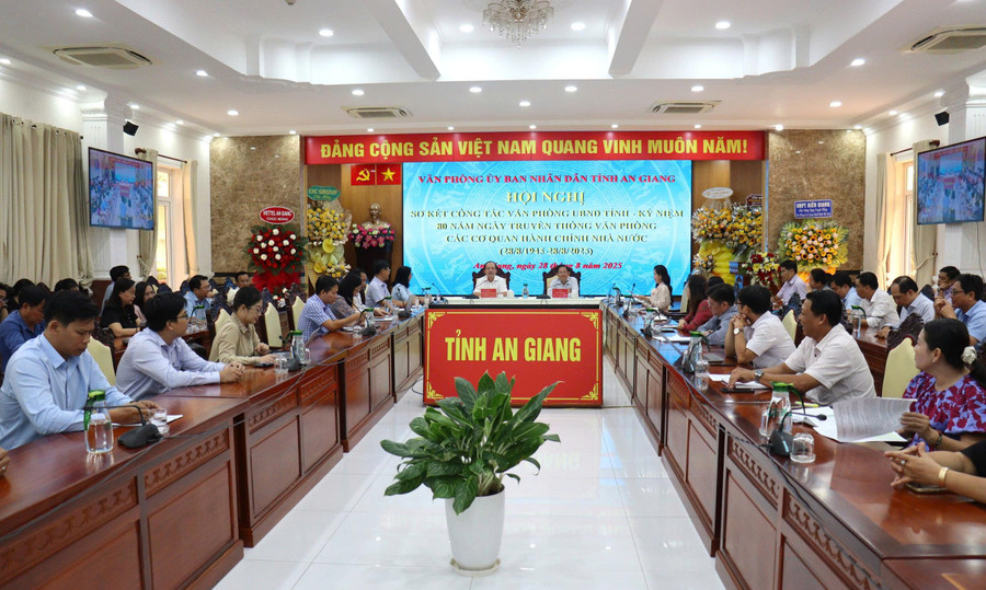 Quang cảnh Hội nghị tại tỉnh An Giang. Ảnh: Phương Vũ.