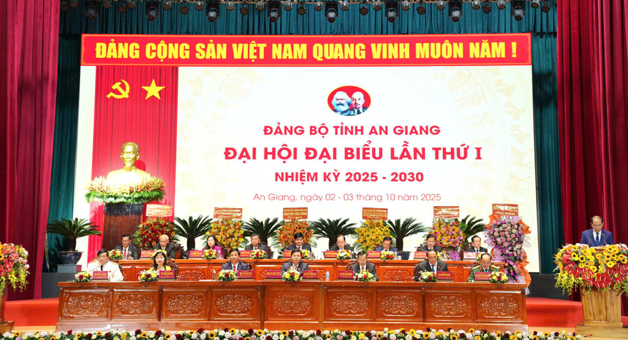 Đại hội đại biểu Đảng bộ tỉnh An Giang lần thứ I, nhiệm kỳ 2025 - 2030.