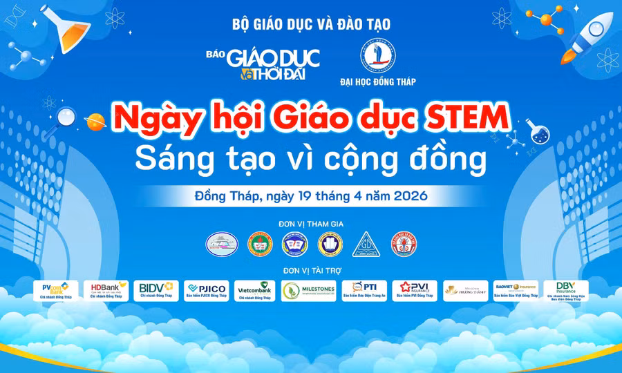 Giáo dục STEM với chủ đề “Sáng tạo vì cộng đồng”.