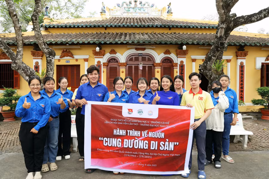 Hành trình về nguồn “Cung đường Di sản” của người trẻ Cần Thơ.