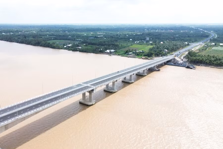 Thông xe tạm cầu Đại Ngãi 2 từ ngày 1/8.