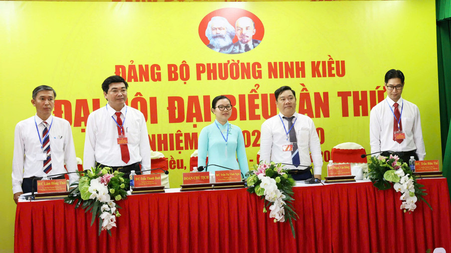 Đại hội đại biểu lần thứ I, nhiệm kỳ 2025 - 2030 phường Ninh Kiều, TP Cần Thơ.