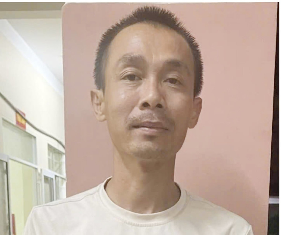 Bị can Phan Văn Đoàn (đặc khu Phú Quốc, tỉnh An Giang). (Ảnh: Tiến Tầm)