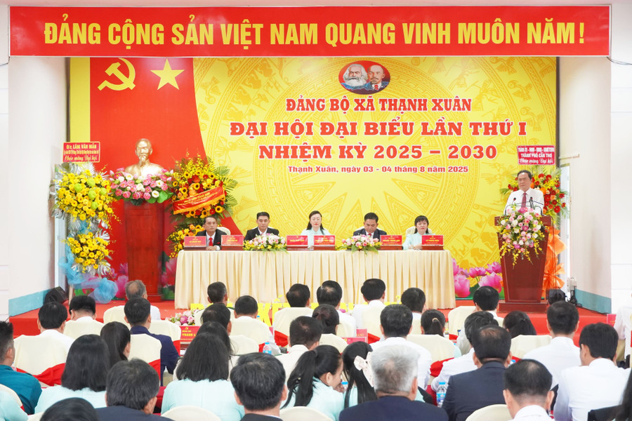 Đại hội Đại biểu Đảng bộ xã Thạnh Xuân (TP Cần Thơ) lần thứ I, nhiệm kỳ 2025 - 2030. thanh-xuan-1.jpg