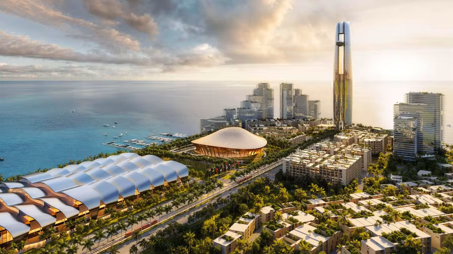 Phối cảnh Khu tổ hợp đa chức năng APEC. Ảnh: Sun Group.