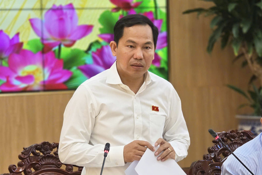 Ông Lê Quang Mạnh, Phó Chủ nhiệm Thường trực Ủy ban Kinh tế và Tài chính của Quốc hội phát biểu kết luận buổi làm việc. co-che-dac-thu-0.jpg