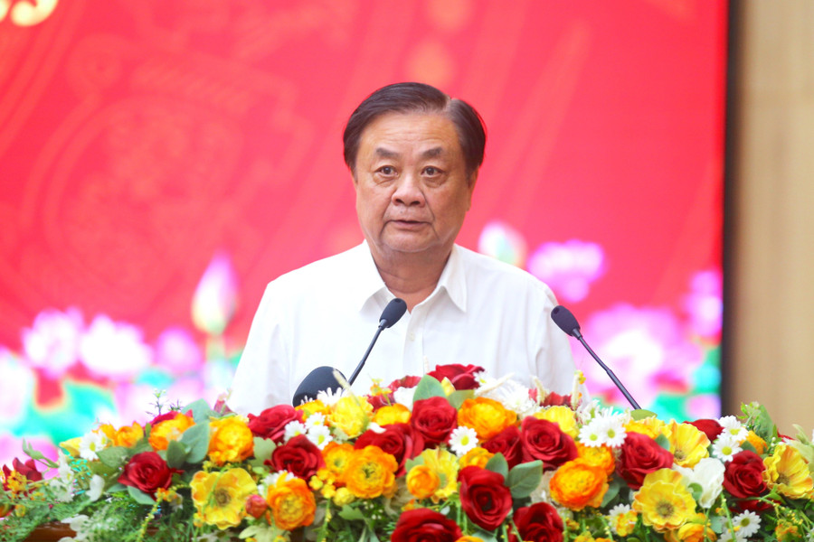 Phó Chủ tịch Quốc hội Lê Minh Hoan phát biểu tại Hội thảo.