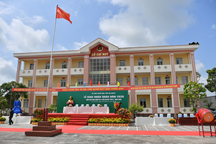 Ban chỉ huy phòng thủ khu vực 6 - Ngọc Chúc hoàn thành công tác chuẩn bị cho Lễ giao nhận quân năm 2026.