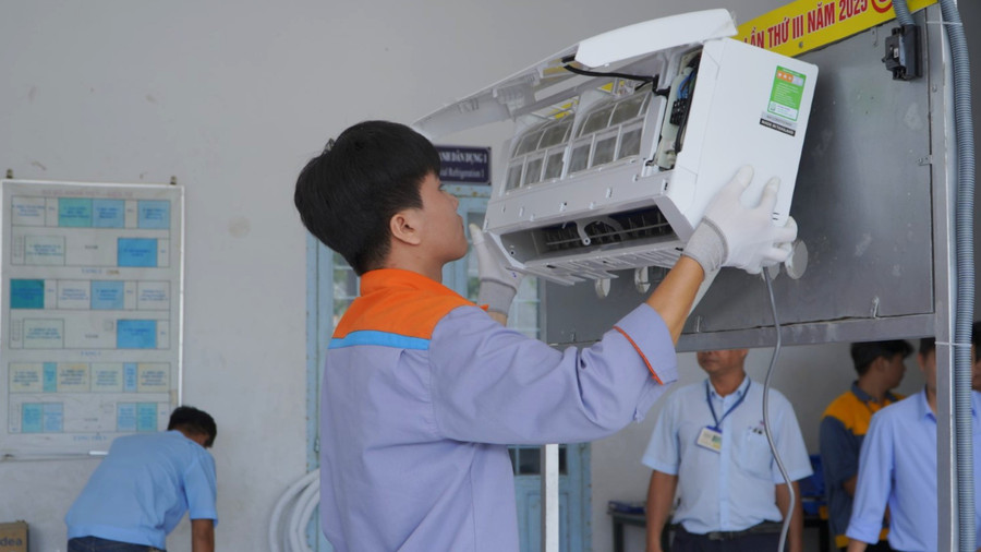 Hội thi là sân chơi bổ ích để sinh viên rèn luyện kỹ năng, nâng cao tay nghề. 