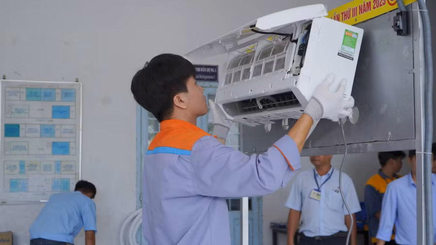 Hội thi là sân chơi bổ ích để sinh viên rèn luyện kỹ năng, nâng cao tay nghề. 