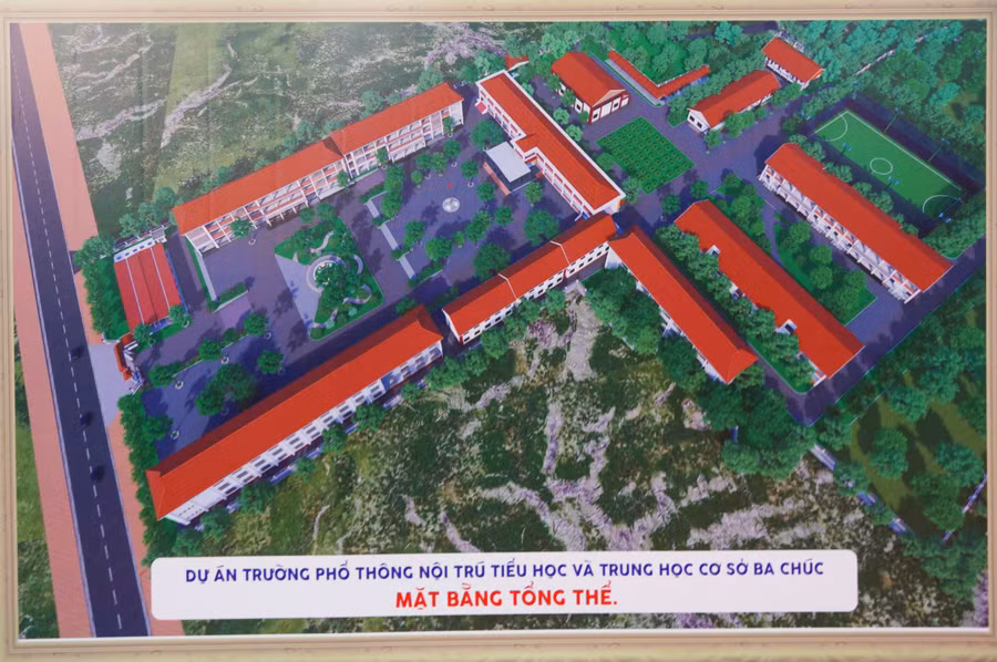 Hình ảnh mặt bằng tổng thể của dự án.