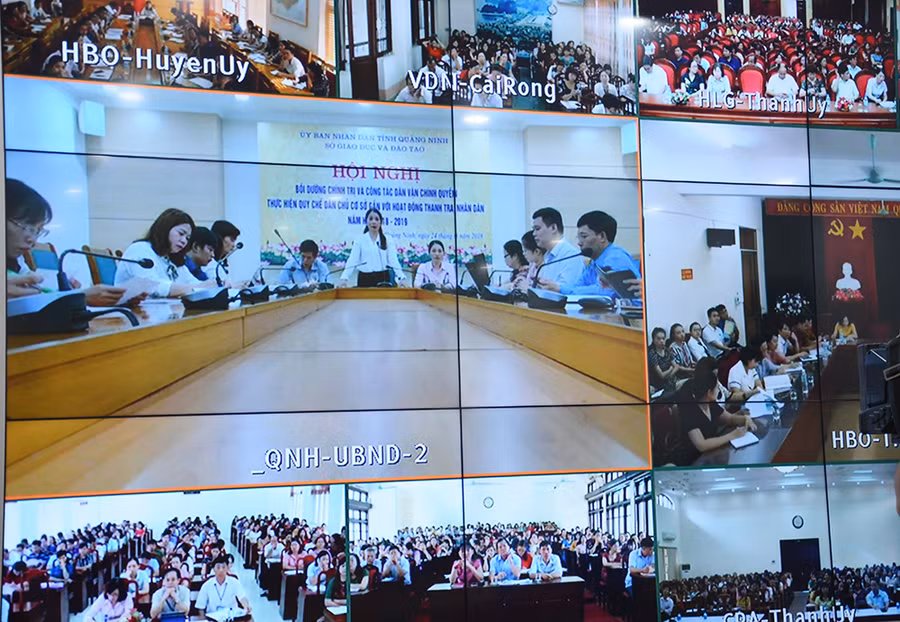 Chương trình trực tuyến tại 41 điểm cầu truyền hình