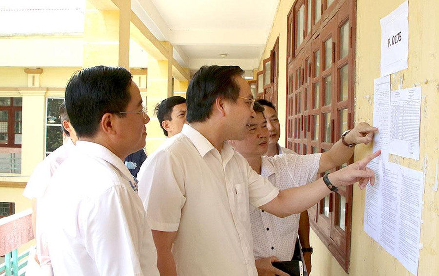 Các điểm thi đã sẵn sàng cho ngày đón thí sinh đến làm thủ tục đăng ký thi 6/7 Các điểm thi đã sẵn sàng cho ngày đón thí sinh đến làm thủ tục đăng ký thi 6/7