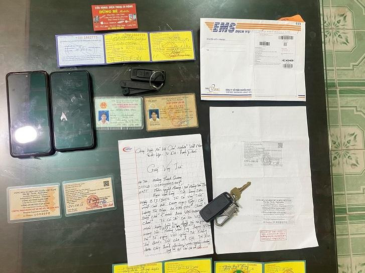 Tang vật của vụ án.