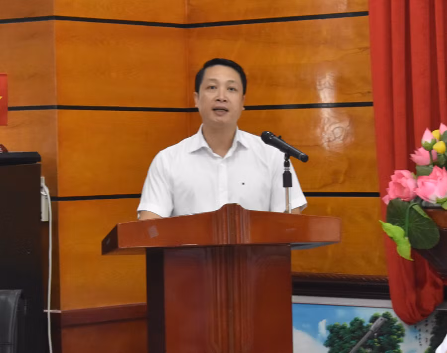 Chánh Thanh tra Bộ GD&amp;ĐT Nguyễn Đức Cường phát biểu khai mạc Tọa đàm