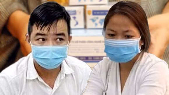 Phạm Vũ Phong và Trương Thị Bảo Trân.