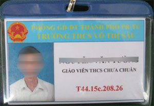 GV đeo thẻ công chức hay bị &quot;trừng phạt&quot;?