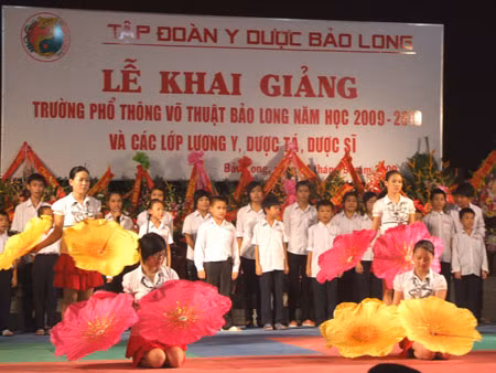 Nhà trường đã phát triển nhanh về quy mô