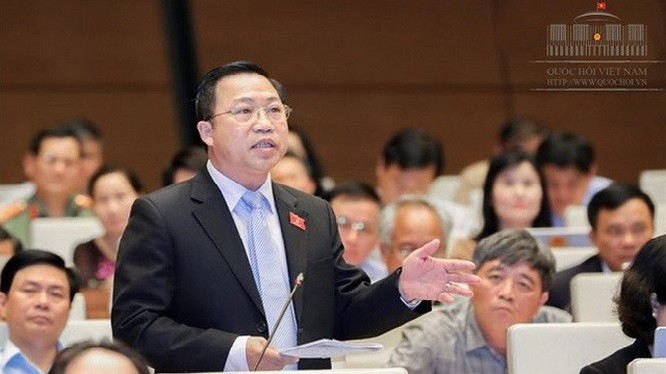 Đại biểu Lưu Bình Nhưỡng (đoàn Bến Tre)