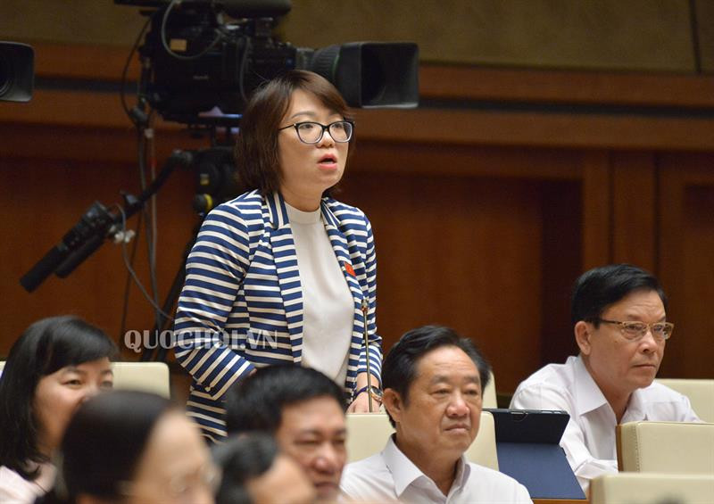 Đại biểu Phạm Thị Minh Hiền (đoàn Phú Yên) Đại biểu Phạm Thị Minh Hiền (đoàn Phú Yên)