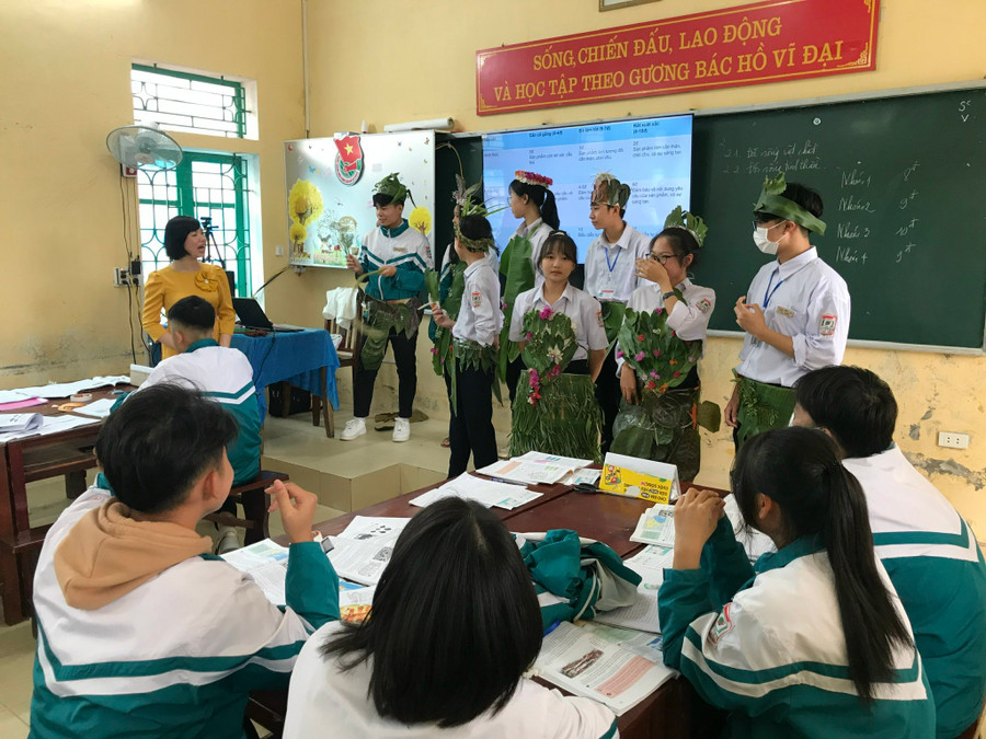 Dạy học tích cực kết hợp với ôn tập hiệu quả là cách để nâng cao chất lượng ôn thi tốt nghiệp.