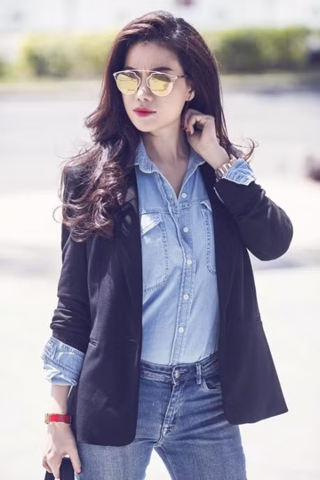 Nhung mau kinh ram giup Truong Ngoc Anh ton net dep sang trong - Anh 1