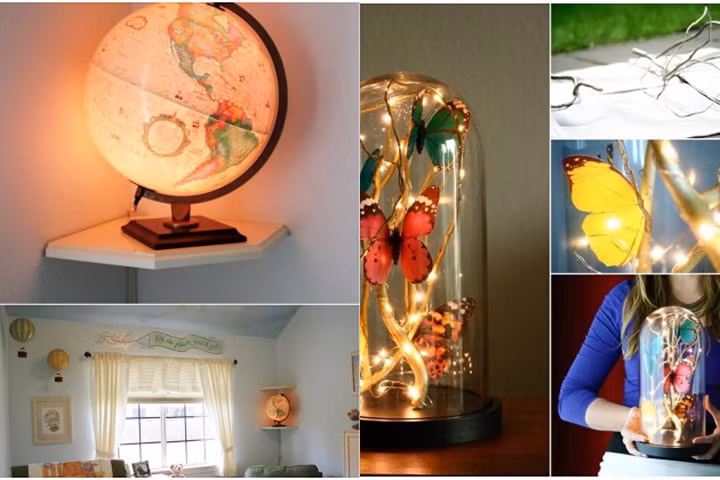 Tự làm đèn ngủ cho phòng ngủ thêm độc đáo và lung linh mỗi tối