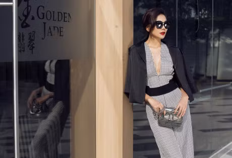 Sieu mau Thanh Hang goi y nhung set do du xuan sanh dieu dau xuan - Anh 7