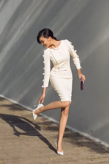 Sieu mau Thanh Hang goi y nhung set do du xuan sanh dieu dau xuan - Anh 10