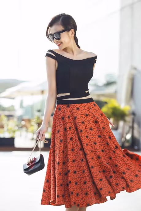 Sieu mau Thanh Hang goi y nhung set do du xuan sanh dieu dau xuan - Anh 13