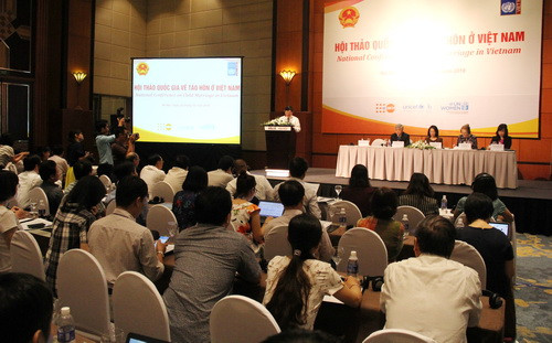 Toàn cảnh hội thảo quốc gia về tảo hôn