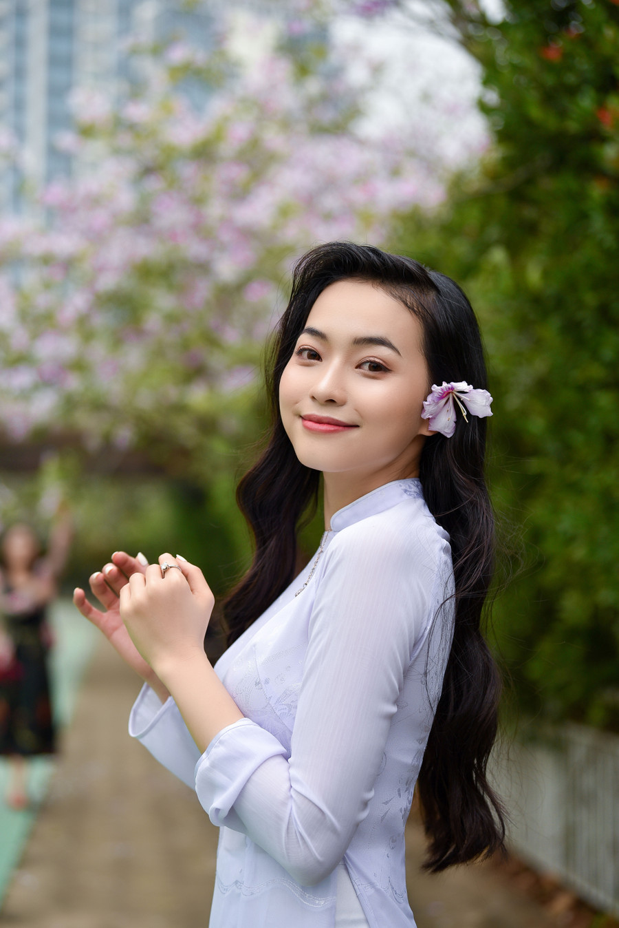 Đây là món quà cô được mẹ may tặng khi bước vào lớp 10.