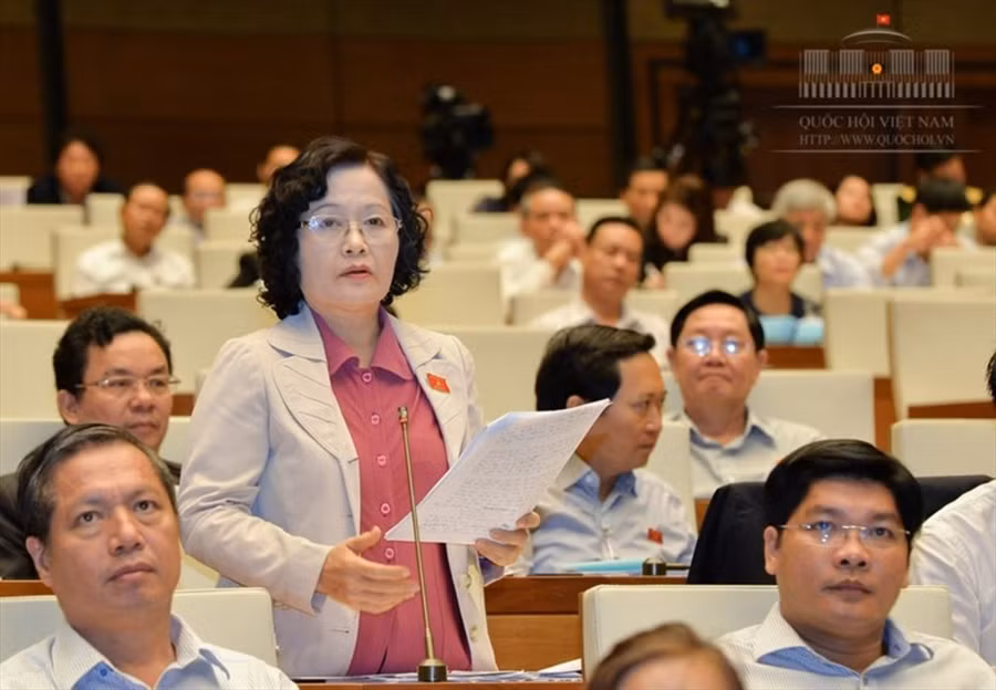 Đại biểu Trần Thị Quốc Khánh. Ảnh: Quochoi.vn