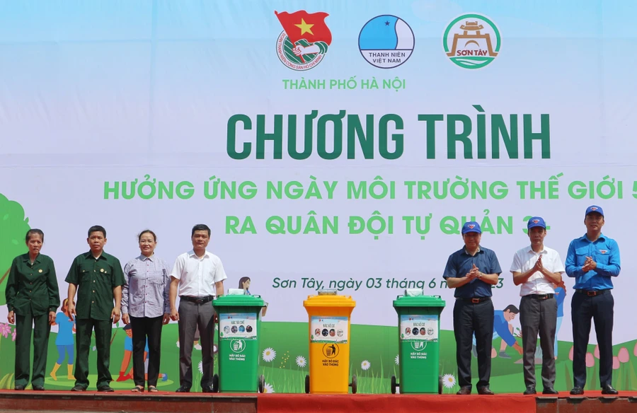 Thanh niên Thủ đô chung tay hưởng ứng hoạt động bảo vệ môi trường