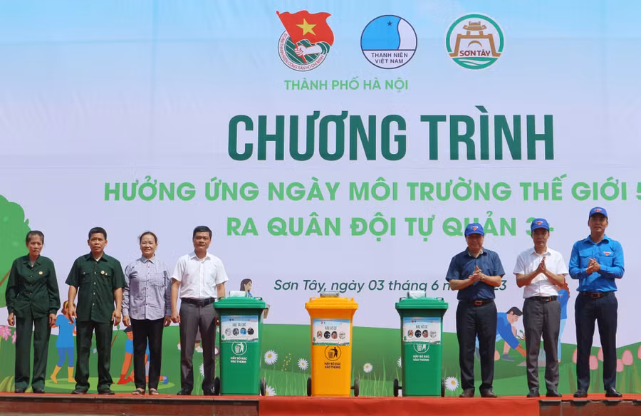Thanh niên Thủ đô chung tay hưởng ứng hoạt động bảo vệ môi trường